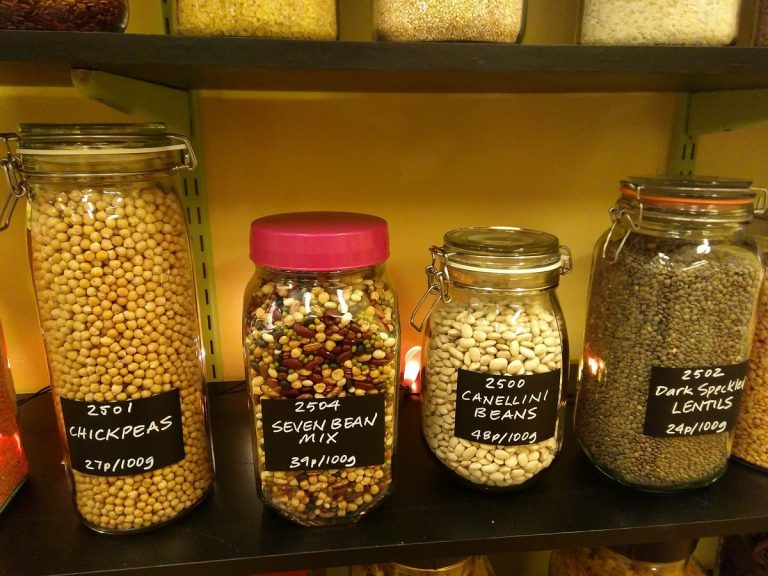 Jars with Beans