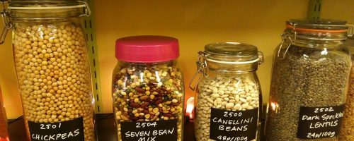 Jars with Beans